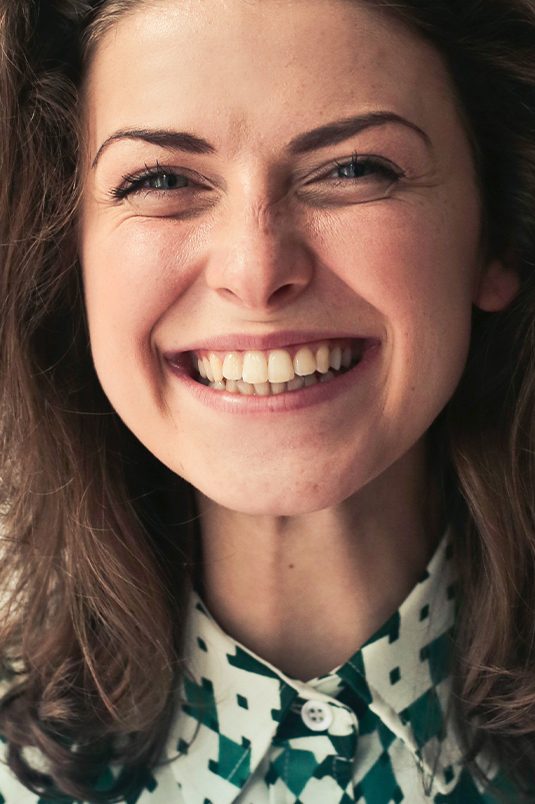 Smiling woman